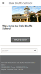 Mobile Screenshot of oakbluffsschool.com