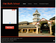 Tablet Screenshot of oakbluffsschool.com